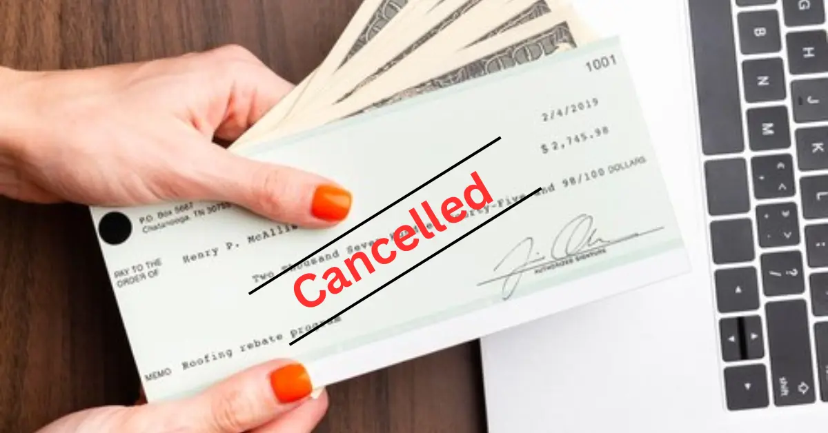 How to Write a Cancelled Cheque